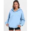 imageANRABESS Womens Oversized Hoodies V Neck Sweatshirts Fleece Long Sleeve Pullover Y2K Clothes 2025 Fall Trendy OutfitsLight Blue