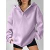 imageANRABESS Womens Oversized Hoodies V Neck Sweatshirts Fleece Long Sleeve Pullover Y2K Clothes 2025 Fall Trendy OutfitsLight Purple