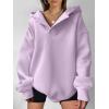imageANRABESS Womens Oversized Hoodies V Neck Sweatshirts Fleece Long Sleeve Pullover Y2K Clothes 2025 Fall Trendy OutfitsLight Purple