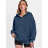 imageANRABESS Womens Oversized Hoodies V Neck Sweatshirts Fleece Long Sleeve Pullover Y2K Clothes 2025 Fall Trendy OutfitsNavy Blue