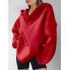 imageANRABESS Womens Oversized Hoodies V Neck Sweatshirts Fleece Long Sleeve Pullover Y2K Clothes 2025 Fall Trendy OutfitsRed