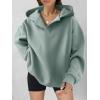 imageANRABESS Womens Oversized Hoodies V Neck Sweatshirts Fleece Long Sleeve Pullover Y2K Clothes 2025 Fall Trendy OutfitsSage Green