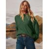 imageANRABESS Womens Oversized Sweaters 2025 Long Sleeve Fuzzy Knit Casual Chunky Pullover Sweater Fall Outfits ClothesArmy Green