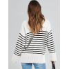 imageANRABESS Womens Oversized Sweaters 2025 Long Sleeve Fuzzy Knit Casual Chunky Pullover Sweater Fall Outfits ClothesBlack White Stripes