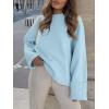 imageANRABESS Womens Oversized Sweaters 2025 Long Sleeve Fuzzy Knit Casual Chunky Pullover Sweater Fall Outfits ClothesBlue