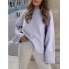 imageANRABESS Womens Oversized Sweaters 2025 Long Sleeve Fuzzy Knit Casual Chunky Pullover Sweater Fall Outfits ClothesBright Purple