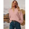 imageANRABESS Womens Oversized Sweaters 2025 Long Sleeve Fuzzy Knit Casual Chunky Pullover Sweater Fall Outfits ClothesCoral Pink