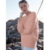 imageANRABESS Womens Oversized Sweaters 2025 Long Sleeve Fuzzy Knit Casual Chunky Pullover Sweater Fall Outfits ClothesCoral Pink