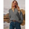 imageANRABESS Womens Oversized Sweaters 2025 Long Sleeve Fuzzy Knit Casual Chunky Pullover Sweater Fall Outfits ClothesGrey