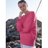 imageANRABESS Womens Oversized Sweaters 2025 Long Sleeve Fuzzy Knit Casual Chunky Pullover Sweater Fall Outfits ClothesHot Pink