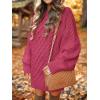 imageANRABESS Womens Sweater Dress Oversized Cable Knit Chunky Long Sleeve Short Dresses 2025 Fall Outfits Vacation Winter ClothesCherry