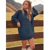 imageANRABESS Womens Sweater Dress Oversized Cable Knit Chunky Long Sleeve Short Dresses 2025 Fall Outfits Vacation Winter ClothesNavy