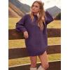 imageANRABESS Womens Sweater Dress Oversized Cable Knit Chunky Long Sleeve Short Dresses 2025 Fall Outfits Vacation Winter ClothesPurple