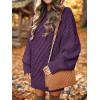 imageANRABESS Womens Sweater Dress Oversized Cable Knit Chunky Long Sleeve Short Dresses 2025 Fall Outfits Vacation Winter ClothesPurple