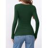 imageANRABESS Womens Thermal Shirts Builtin Bra Long Sleeve Tops Boat Neck Fleece Slim Fitted Basic Tee 2025 Fall Winter OutfitsForest Green