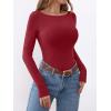 imageANRABESS Womens Thermal Shirts Builtin Bra Long Sleeve Tops Boat Neck Fleece Slim Fitted Basic Tee 2025 Fall Winter OutfitsRed