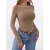 imageANRABESS Womens Thermal Shirts Builtin Bra Long Sleeve Tops Boat Neck Fleece Slim Fitted Basic Tee 2025 Fall Winter OutfitsTan