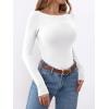 imageANRABESS Womens Thermal Shirts Builtin Bra Long Sleeve Tops Boat Neck Fleece Slim Fitted Basic Tee 2025 Fall Winter OutfitsWhite