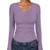 imageANRABESS Long Sleeve Shirts for Women V Neck Ribbed Knit Fitted Fall Basic Tshirts Going Out Tops 2025 Casual Trendy ClothesPurple