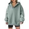 imageANRABESS Womens Oversized Hoodies V Neck Sweatshirts Fleece Long Sleeve Pullover Y2K Clothes 2025 Fall Trendy OutfitsSage Green