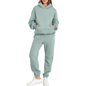 imageANRABESS Womens 2 Piece Outfits Lounge Hoodie Oversized Sweatshirt Jogger Sweatpants Y2K Tracksuit Sweatsuit Set Fall ClothesLake