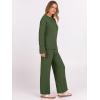 imageANRABESS 2 Piece Sets for Women Fall Fuzzy Fleece Pajama Sweater Knit Top Wide Leg Pants Loungewear 2025 Winter Cozy OutfitsLawn Green