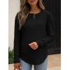 imageANRABESS Long Sleeve Shirts for Women Henley Tops Dressy Casual TShirts Blouses 2025 Fall Lightweight SweatersBlack