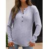 imageANRABESS Long Sleeve Shirts for Women Henley Tops Dressy Casual TShirts Blouses 2025 Fall Lightweight SweatersGrey
