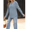 imageANRABESS Long Sleeve Shirts for Women Henley Tops Dressy Casual TShirts Blouses 2025 Fall Lightweight SweatersLight Blue