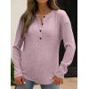 imageANRABESS Long Sleeve Shirts for Women Henley Tops Dressy Casual TShirts Blouses 2025 Fall Lightweight SweatersPink