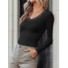 imageANRABESS Long Sleeve Shirts for Women Lace V Neck Rib Knit Slim Fit Basic Tee Tops 2025 Casual TShirt Going Out Fall OutfitsBlack