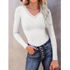 imageANRABESS Long Sleeve Shirts for Women Lace V Neck Rib Knit Slim Fit Basic Tee Tops 2025 Casual TShirt Going Out Fall OutfitsWhite