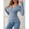 imageANRABESS Long Sleeve Shirts for Women Sexy Sweater V Neck Ribbed Knit Slim Fit Wrap Top 2025 Fall Casual Fashion ClothesBlue