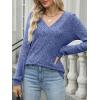 imageANRABESS Long Sleeve Shirts for Women V Neck Tunic Tops Business Casual Loose Fall Lightweight Sweaters Fashion Clothes 2025Blue