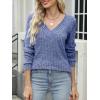 imageANRABESS Long Sleeve Shirts for Women V Neck Tunic Tops Business Casual Loose Fall Lightweight Sweaters Fashion Clothes 2025Blue