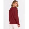imageANRABESS Oversized Sweaters for Women Casual Crewneck Knit Lightweight Chest Pocket Pullover Top 2025 Fall Travel OutfitsBrick Red