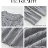 imageANRABESS Sweaters for Women Long Sleeve Crewneck Cable Knit Casual Loose Pullover Tops 2025 Trendy Fall Vintage OutfitsGrey