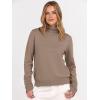 imageANRABESS Turtleneck Sweaters for Women 2025 Fall Long Sleeve Dressy Casual Soft Knitted Button Basic Pullover Tops OutfitsBright Tan