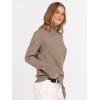 imageANRABESS Turtleneck Sweaters for Women 2025 Fall Long Sleeve Dressy Casual Soft Knitted Button Basic Pullover Tops OutfitsBright Tan