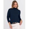 imageANRABESS Turtleneck Sweaters for Women 2025 Fall Long Sleeve Dressy Casual Soft Knitted Button Basic Pullover Tops OutfitsNavy Blue
