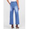 imageANRABESS Wide Leg Jeans for Women High Waist Baggy Straight Stretchy Flare Cropped Denim Pants with Patch Pockets 2025 TrendyClassic Blue