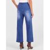 imageANRABESS Wide Leg Jeans for Women High Waist Baggy Straight Stretchy Flare Cropped Denim Pants with Patch Pockets 2025 TrendyDark Blue