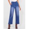 imageANRABESS Wide Leg Jeans for Women High Waist Baggy Straight Stretchy Flare Cropped Denim Pants with Patch Pockets 2025 TrendyDark Blue
