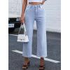 imageANRABESS Wide Leg Jeans for Women High Waist Baggy Straight Stretchy Flare Cropped Denim Pants with Patch Pockets 2025 TrendyLight Gray Blue