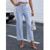 imageANRABESS Wide Leg Jeans for Women High Waist Baggy Straight Stretchy Flare Cropped Denim Pants with Patch Pockets 2025 TrendyLight Gray Blue