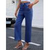 imageANRABESS Wide Leg Jeans for Women High Waist Baggy Straight Stretchy Flare Cropped Denim Pants with Patch Pockets 2025 TrendyWashed Navy Blue