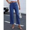 imageANRABESS Wide Leg Jeans for Women High Waist Baggy Straight Stretchy Flare Cropped Denim Pants with Patch Pockets 2025 TrendyWashed Navy Blue