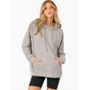 imageANRABESS Women Hoodies Long Sleeve Loose Fit Fleece Hooded Sweatshirts Drawstring Pullover Top With Pockets 2025 Fall OutfitsGrey Khaki