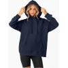 imageANRABESS Women Hoodies Long Sleeve Loose Fit Fleece Hooded Sweatshirts Drawstring Pullover Top With Pockets 2025 Fall OutfitsNavy Blue