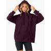 imageANRABESS Women Hoodies Long Sleeve Loose Fit Fleece Hooded Sweatshirts Drawstring Pullover Top With Pockets 2025 Fall OutfitsPurple